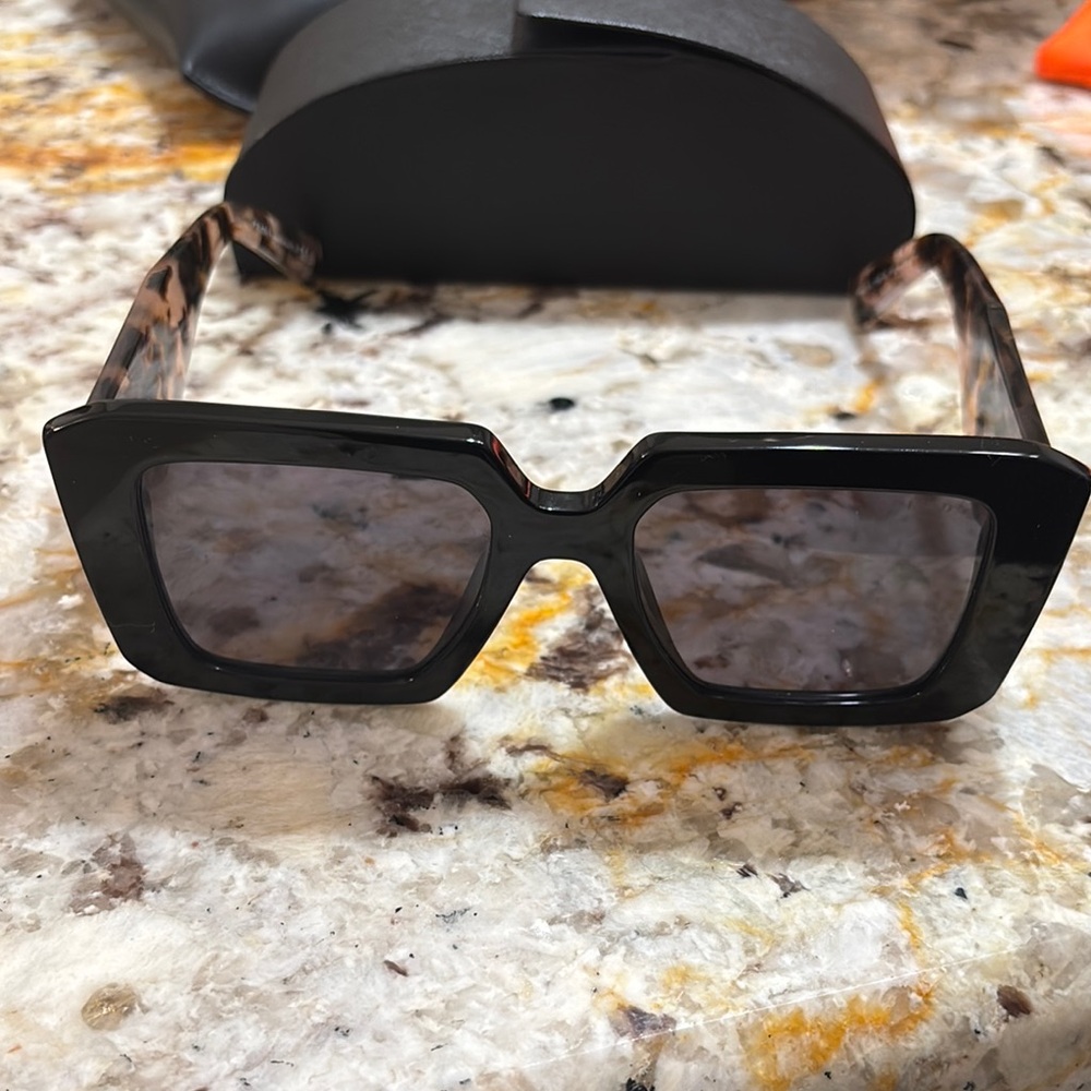 Prada Tortoise Shell Square Sunglasses - Picture 2 of 5